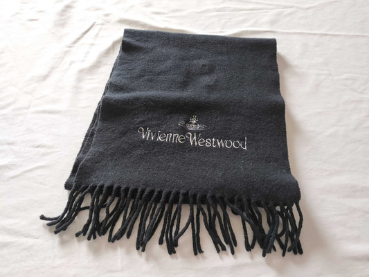  Vivienne Westwood Orb Fringe Scarf 