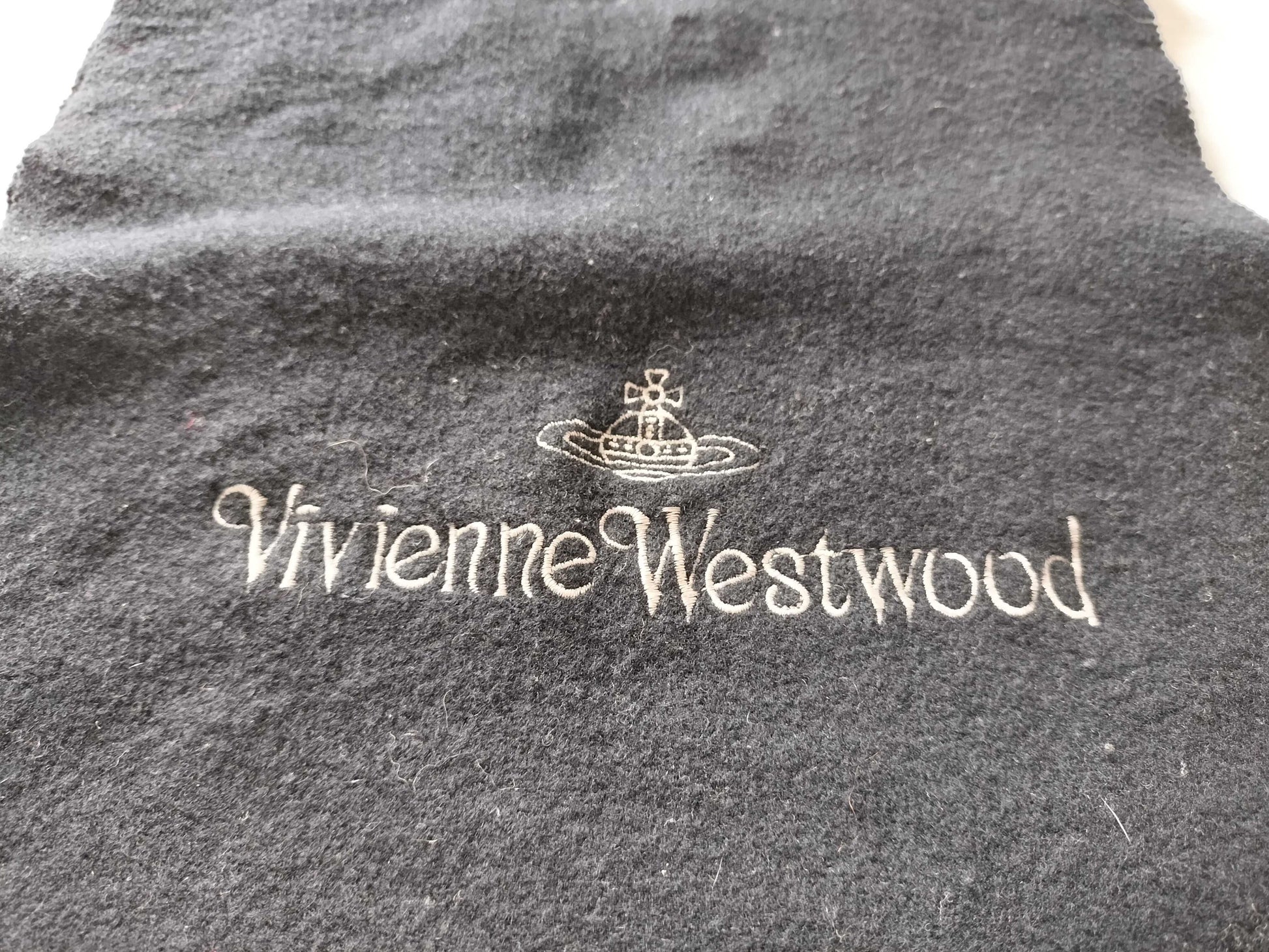  Vivienne Westwood Orb Fringe Scarf 