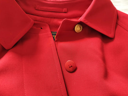 BURBERRY Red Design Long Coat