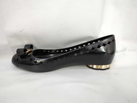 Salvatore Ferragamo Vara Flat Pumps, Rubber Pumps