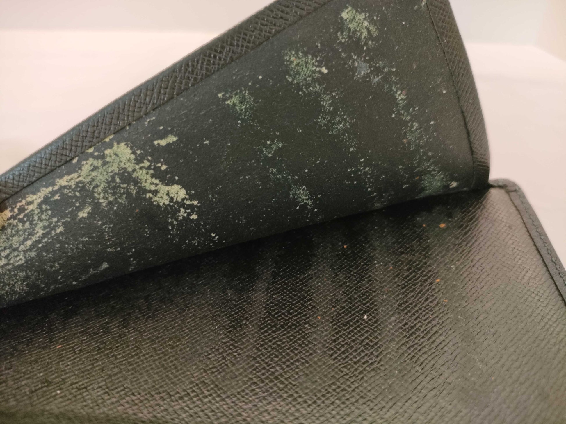 LOUIS VUITTON Taiga Long Wallet Coin Case Wallet