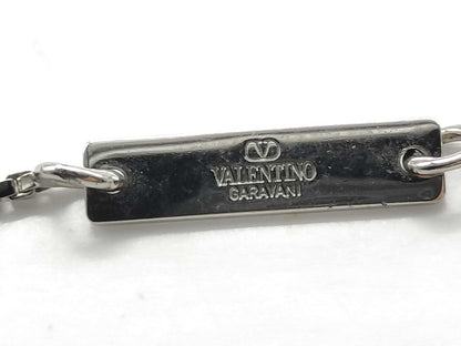 VALENTINO V Logo Signature Bracelet Silver Bracelet/Bangle