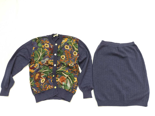 Salvatore Ferragamo Silk and Knit Set Other Apparel