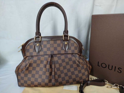 LOUIS VUITTON Damier N51997 Trevi PM Shoulder Bag with ST