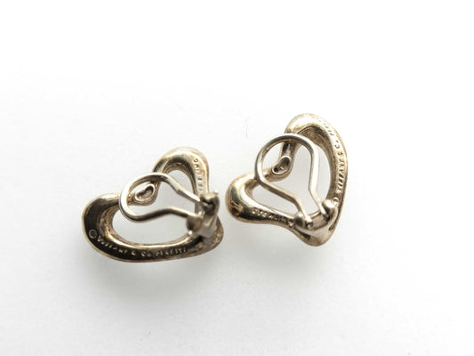 Tiffany & Co. Open Heart SV925 10.4g Earrings
