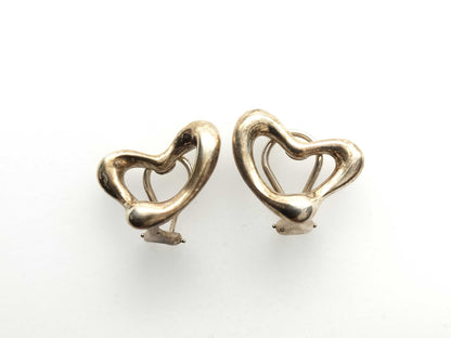 Tiffany & Co. Open Heart SV925 10.4g Earrings