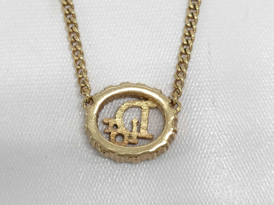 Dior logo necklace necklace