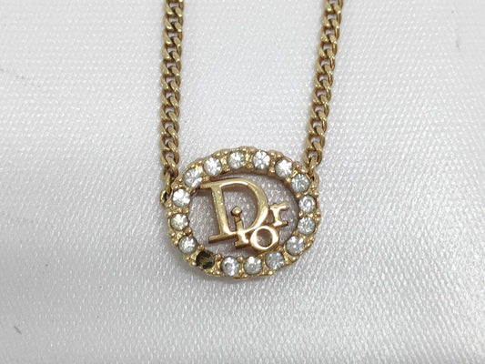 Dior logo necklace necklace