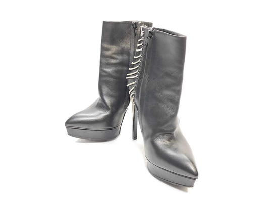 Yves Saint Laurent Bootie Chain Size 35 1/2 Shoes/Leather Other Shoes