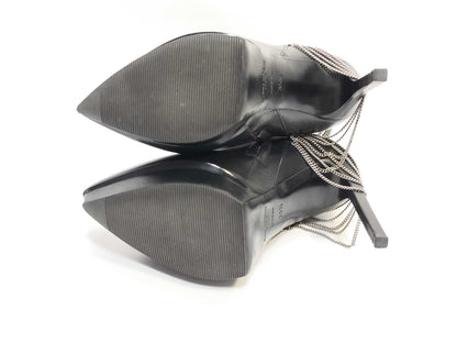 Yves Saint Laurent Bootie Chain Size 35 1/2 Shoes/Leather Other Shoes