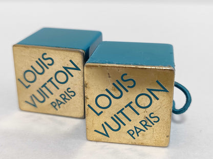 LOUIS VUITTON Monogram Inclusion Hair Cube Hair Tie *3 Hair Accessory