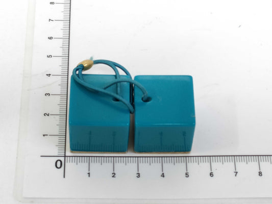 LOUIS VUITTON Monogram Inclusion Hair Cube Hair Tie *3 Hair Accessory