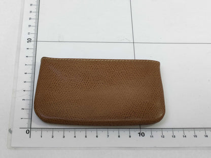 LOEWE Leather Anagram Small Accessory Case Brown Coin Case