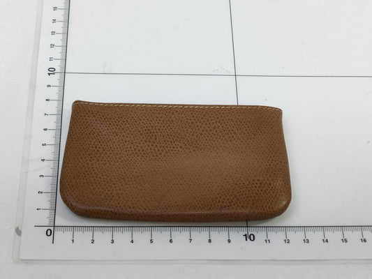 LOEWE Leather Anagram Small Accessory Case Brown Coin Case