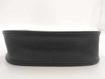 HERMES Evelyn TPM Noir Silver Hardware K Stamp Shoulder Bag