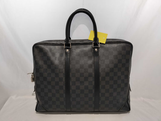 LOUIS VUITTON Damier Graphite N41125 Porte Document Voyage Business Bag