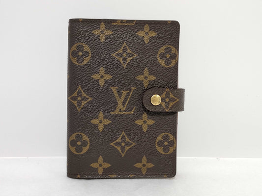 LOUIS VUITTON Monogram Agenda PM 1998 R20005 Notebook Cover