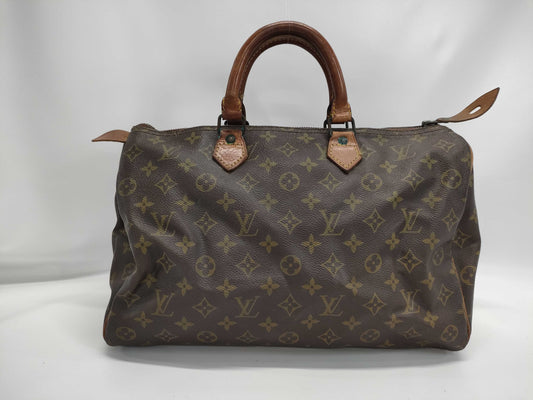 LOUIS VUITTON Monogram M41107 Speedy 35 Boston Bag