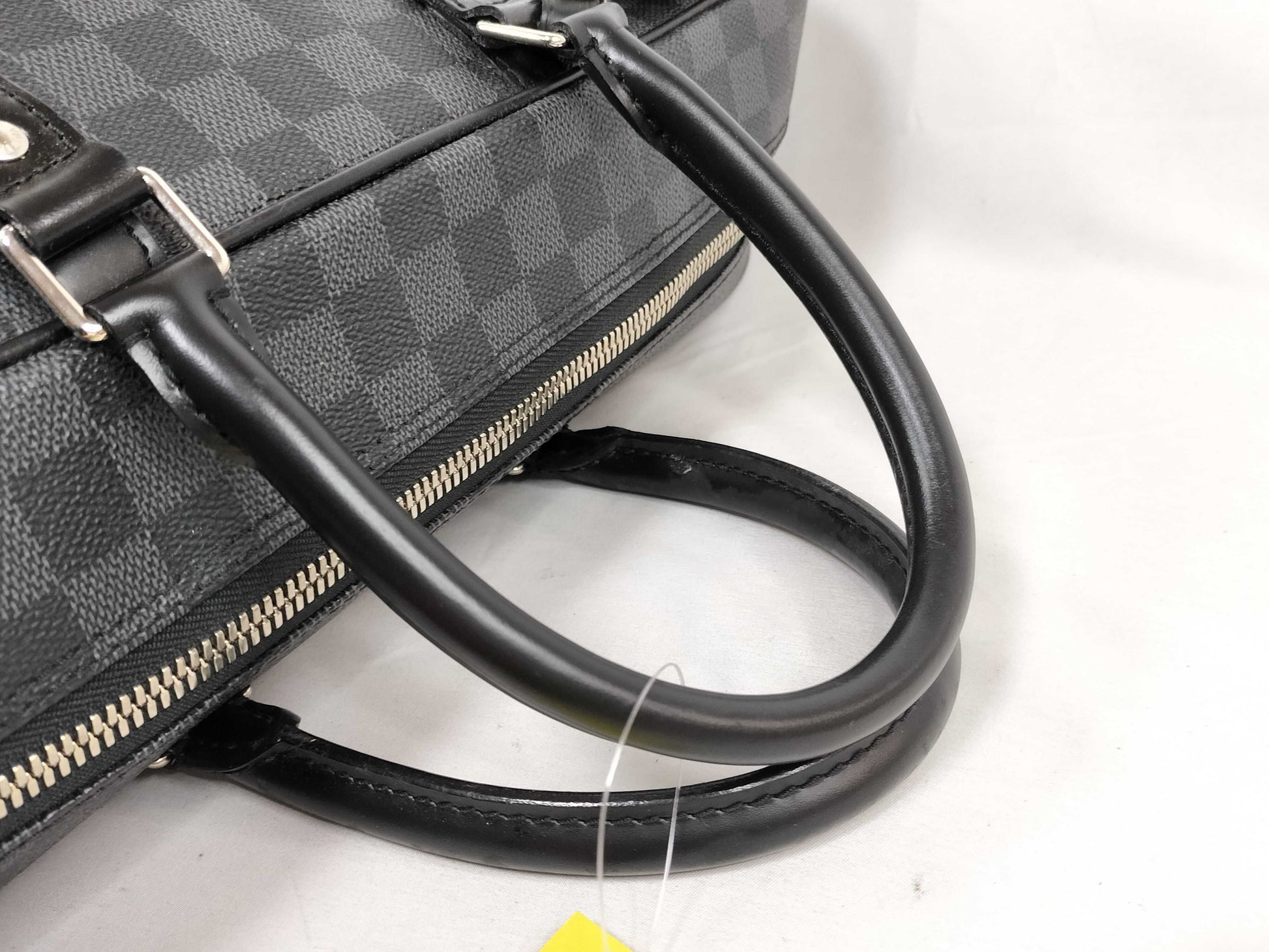 LOUIS VUITTON Damier Graphite Porte-Document Voyage Personalized Business Bag