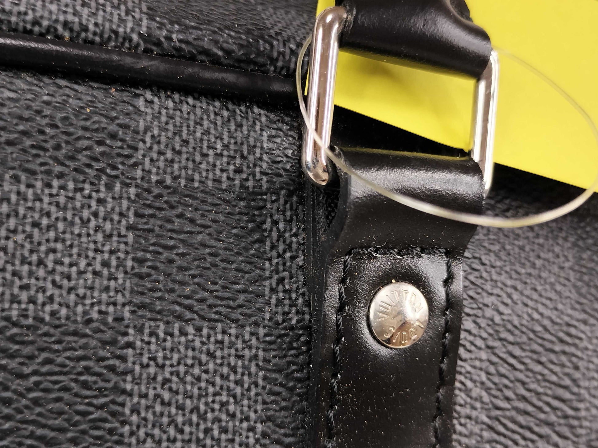 LOUIS VUITTON Damier Graphite Porte-Document Voyage Personalized Business Bag