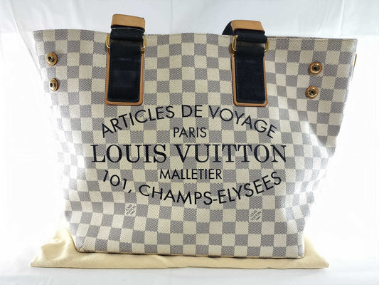 LOUIS VUITTON Damier Azur N41179 Plan Soleil Tote Bag