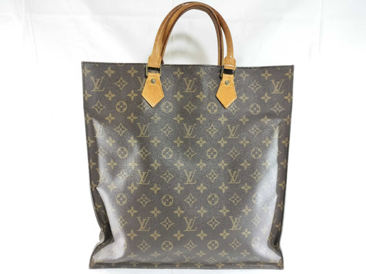 LOUIS VUITTON Monogram Sac Plat Tote Bag