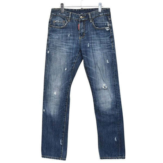 DSQUARED2 DSQUARED2 Dsquared Logo Patch Distressed Skinny Denim Pants Size 32