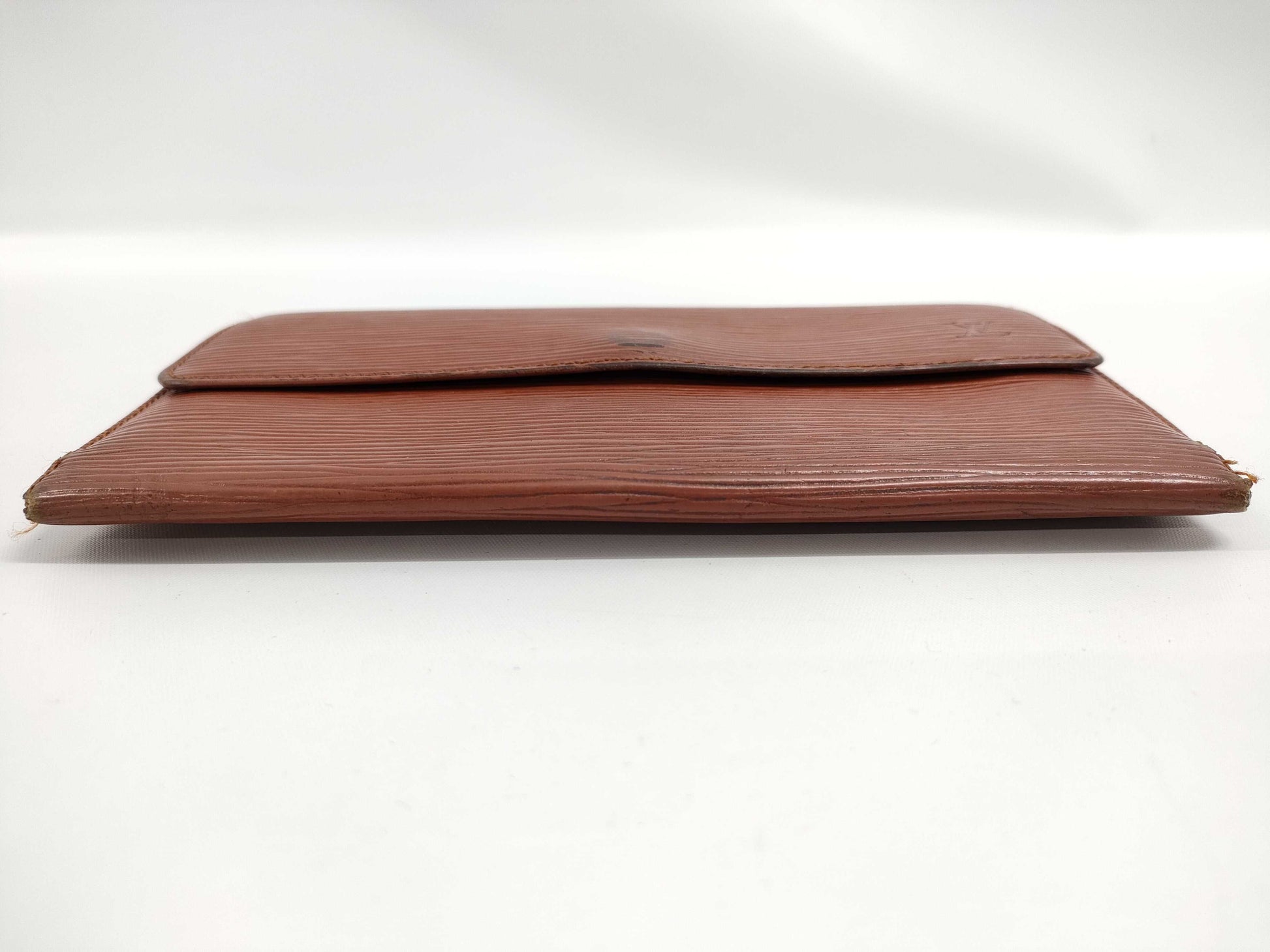 LOUIS VUITTON Epi Portefeuille Sarah Reddish Brown Wallet