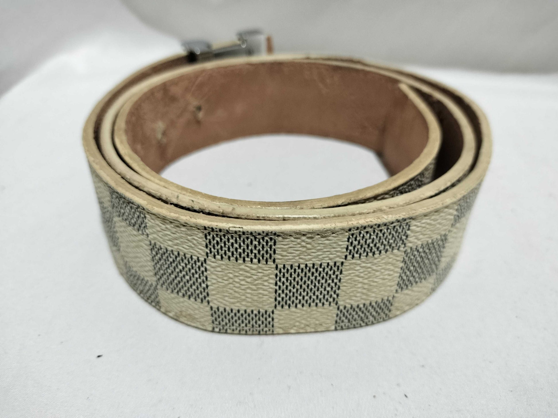 LOUIS VUITTON Damier Azur Centurion Belt