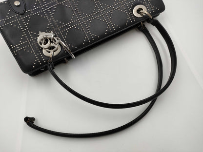 Dior Christian Dior Cannage Studs Handbag