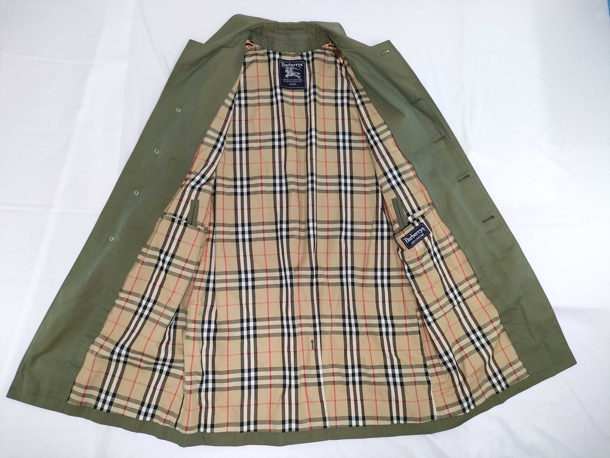 BURBERRY Trench Coat 100% Cotton Coat