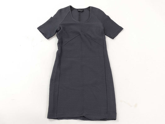GUCCI Dress/Rayon x Polyurethane/Size 42/Gray Dress