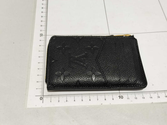 LOUIS VUITTON Monogram Empreinte Pochette Cle Noir Coin Case
