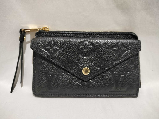 LOUIS VUITTON Monogram Empreinte Pochette Cle Noir Coin Case