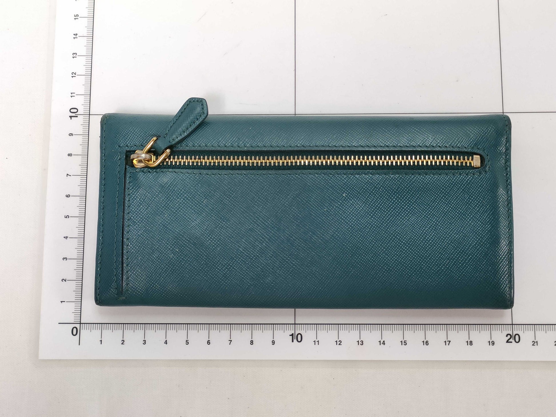 LOUIS VUITTON Monogram Zippy Prada Saffiano Long Wallet