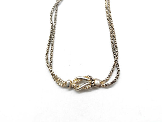 Tiffany & Co. Double Rope Love Knot Necklace in SV925