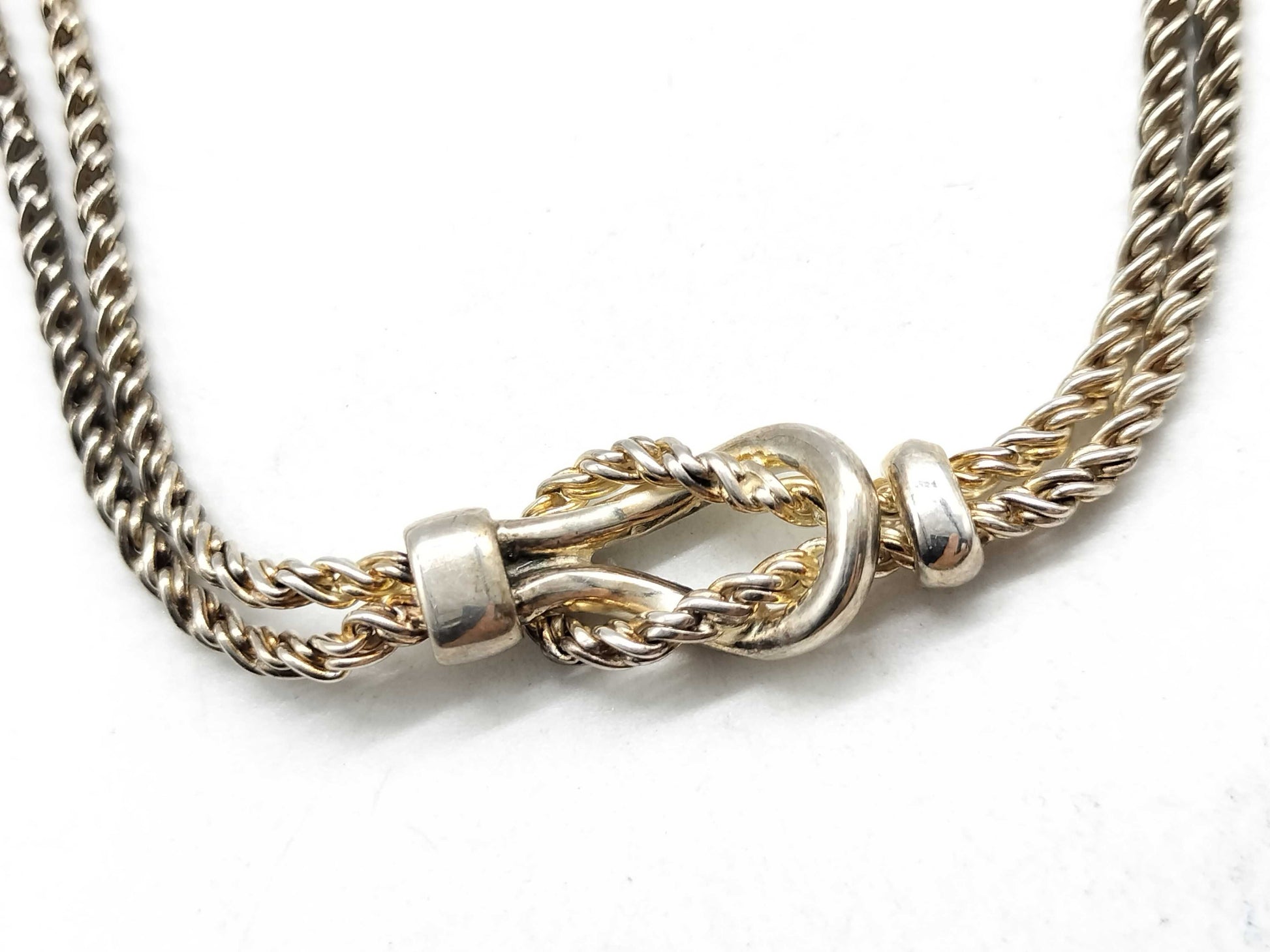 Tiffany & Co. Double Rope Love Knot Necklace in SV925