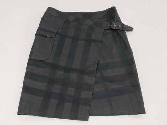 BURBERRY Check Skirt Black Skirt