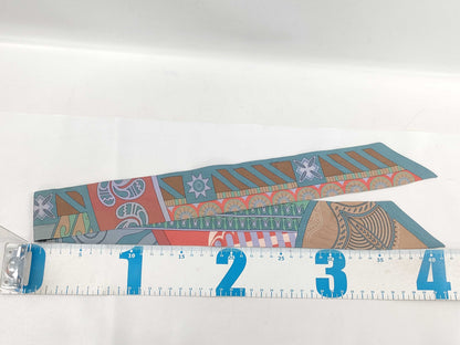 HERMES Twilly Light Blue Scarf