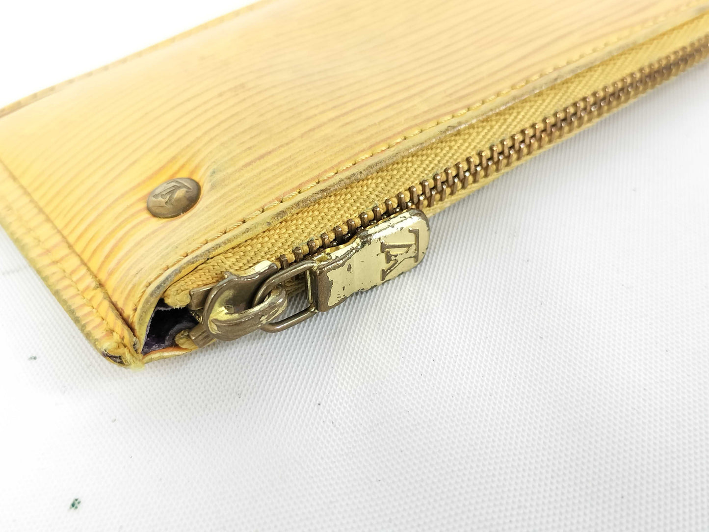 LOUIS VUITTON Epi Coin Case Key Case/Key Holder