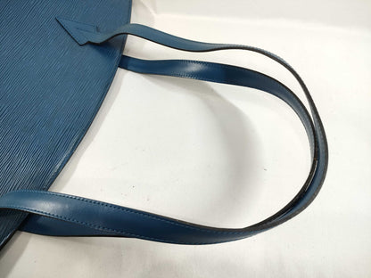 LOUIS VUITTON Epi Saint-Jacques Blue Handbag