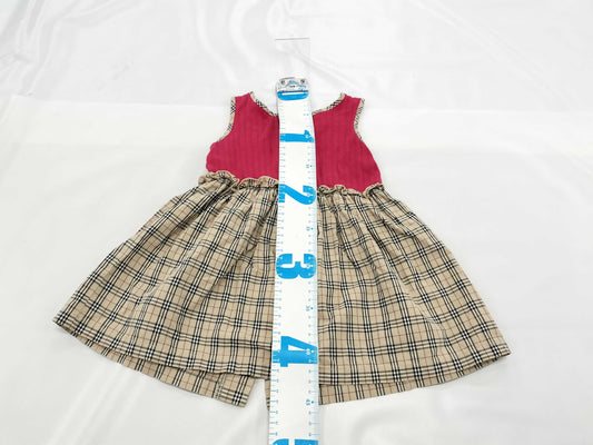 BURBERRY Checkered Dress Children's Clothing Dress