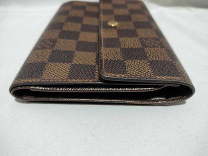 LOUIS VUITTON Damier N60017 Portefeuille Brazza Wallet