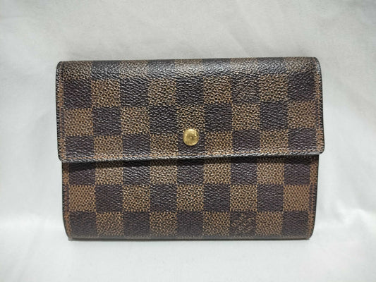 LOUIS VUITTON Damier N60017 Portefeuille Brazza Wallet
