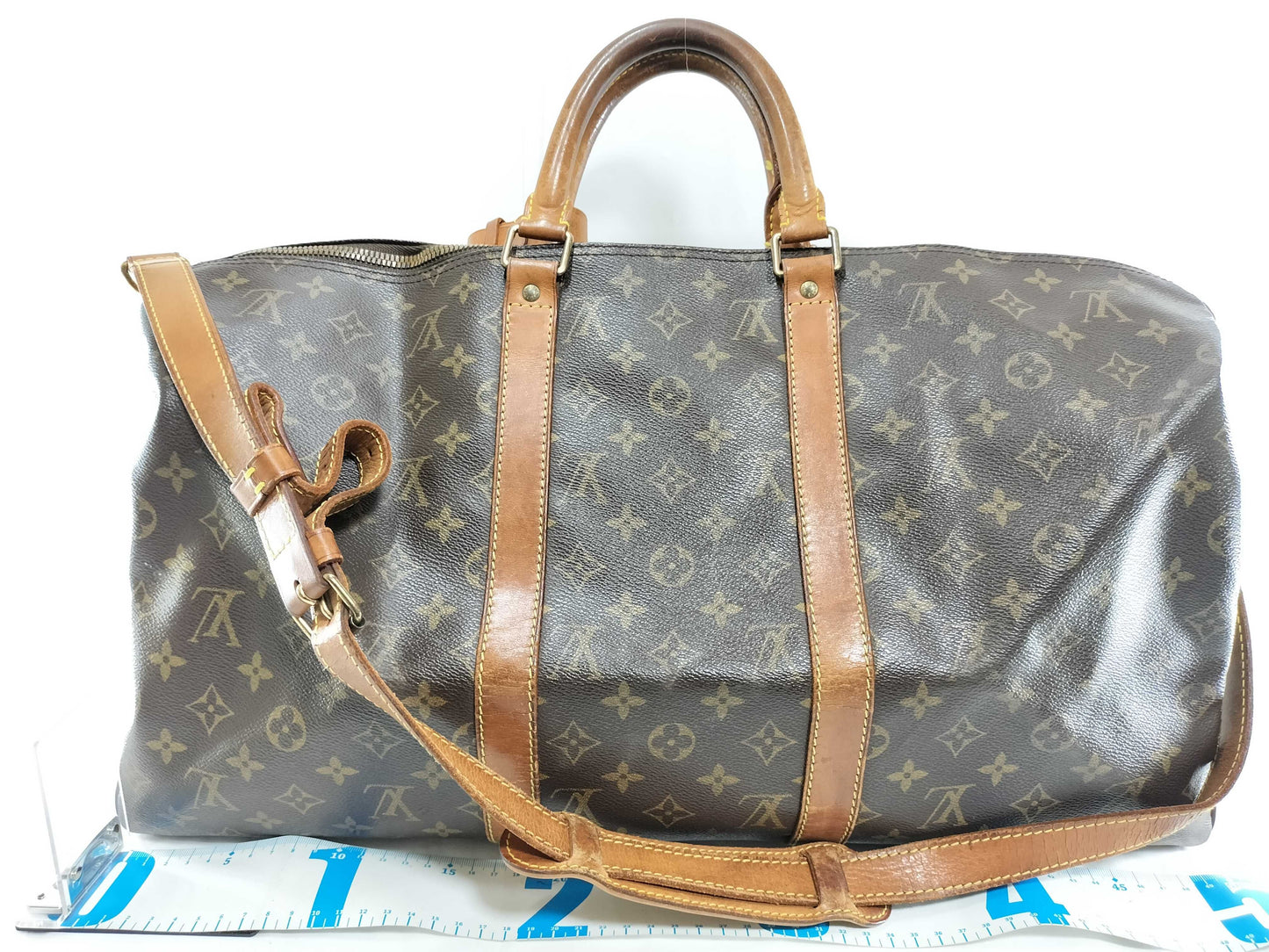 LOUIS VUITTON Monogram Key Polbangliere 50 Boston Bag