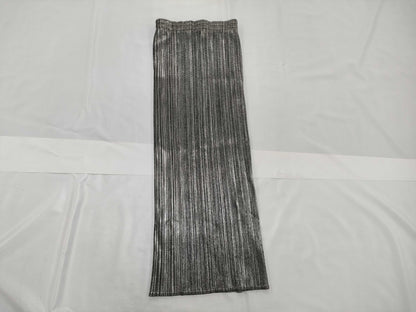 ISSEY MIYAKE Pleats Please Silver Skirt
