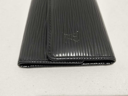 LOUIS VUITTON Epi Multicle 6 Key Case, Black