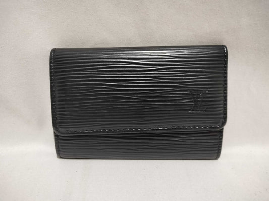 LOUIS VUITTON Epi Multicle 6 Key Case, Black