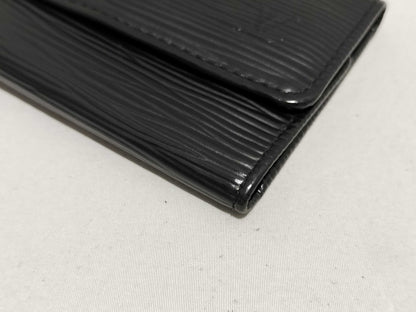 LOUIS VUITTON Epi Multicle 6 Key Case, Black
