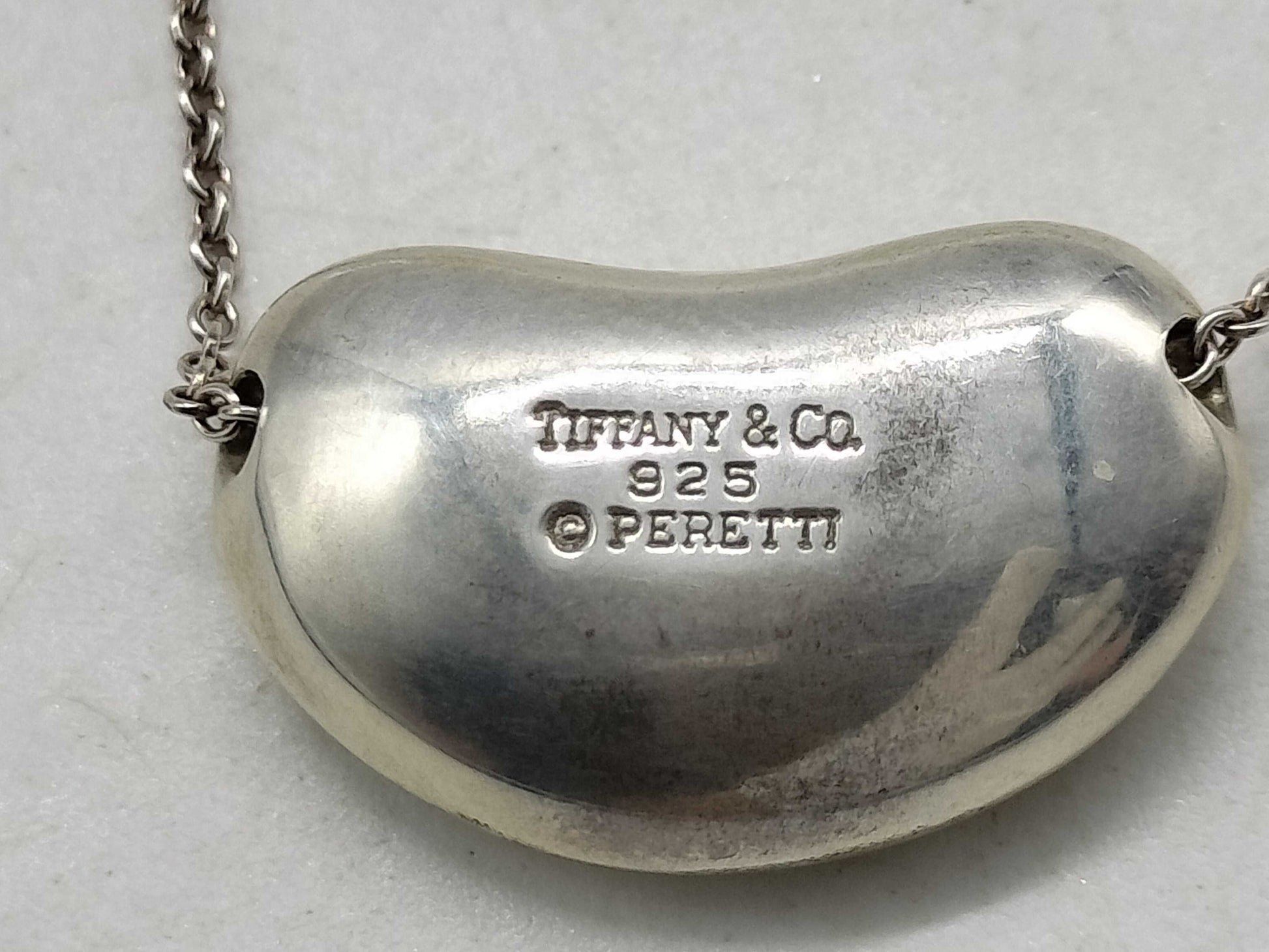 Tiffany & Co. Bean Necklace, SV925, 7.9g
